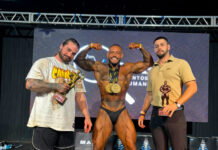Atleta foi destaque em competição de fisiculturismo