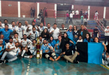 Nacional é bicampeão do Campeonato de Futsal de Grama
