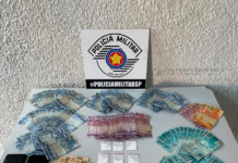 Traficava no bar e foi preso em flagrante