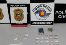 Foi preso por esconder drogas na sua casa e na da avó