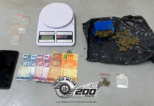 PM encontra adolescente com droga no Jd. São José