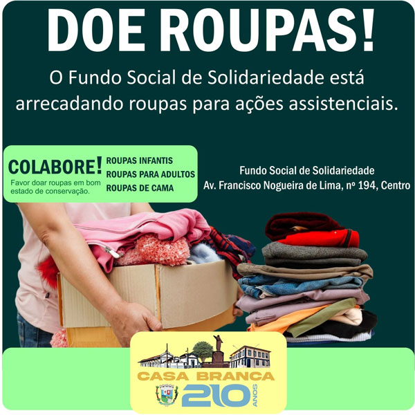 Arrecadação-roupas