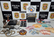 Polícia prendeu homem em flagrante por receptação