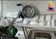 PM apreende drogas e materiais usados para refino de cocaína