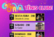 SBB e Tênis Clube vão animar o Carnaval em Vargem