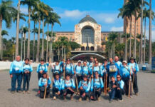 Poesia retrata caminhada até Aparecida