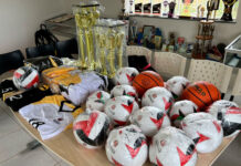 Vargem recebeu kits esportivos