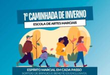 1ª Caminhada de Inverno da escola de Artes Marciais