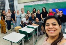 Professores da Flávio Iared participam de formação com musicista