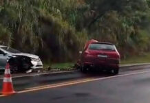 Motorista se fere em acidente na SP-344 que liga Vargem a Grama