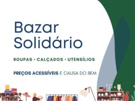 Grupo Obreiros do Bem realizará bazar