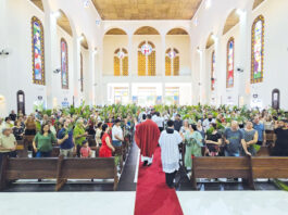 Paróquia de Santo Antônio realizou Procissão de Ramos