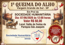 Sociedade Humanitária realiza 1ª Queima do Alho