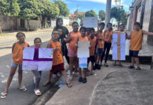 Jovens participam da campanha Cidade Sem Risco