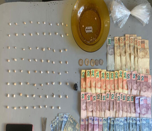 Homem é preso com 79 pedras de crack na Vila Santa Terezinha