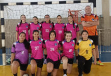 Meninas do handebol disputaram jogo duro em Indaiatuba