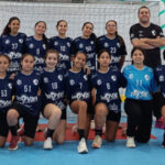 Meninas de Vargem jogaram pela Liga de Handebol do Interior