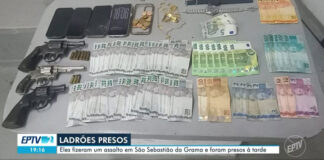 Quatro suspeitos de assalto são presos após perseguição na região