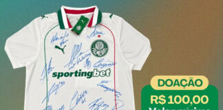 Ação em prol do Hospital sorteia camisa do Palmeiras