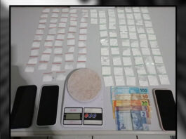 Foi preso com porções de cocaína em Itobi