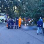 Ônibus tomba na Estrada de São Roque e mata duas trabalhadoras rurais