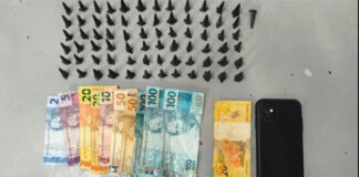 Força Tática prende rapaz com cocaína após fuga