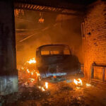 Incêndio atinge barracão de laranjas em Casa Branca