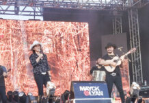 Milhares de pessoas assistiram ao show de Mayck e Lyan