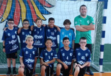 Meninos do handebol disputam rodada da Liga do Interior