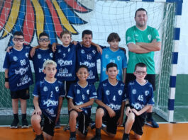 Meninos do handebol disputam rodada da Liga do Interior