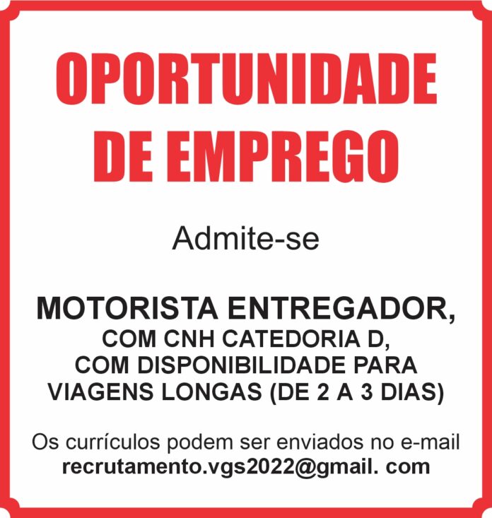 Oportunidade de emprego peres