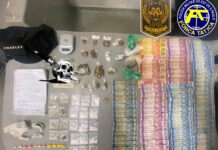 PM apreende muita droga e insumos do tráfico
