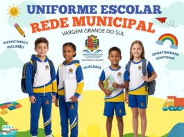 Três mil alunos da rede municipal começam a receber uniformes na semana que vem