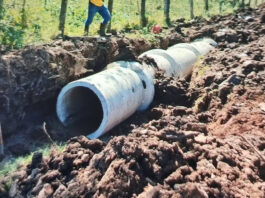 Prefeitura de Itobi acelera obra contra enchentes