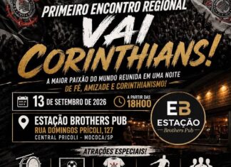 Torcedores do Corinthians se reúnem em Mococa no dia 13