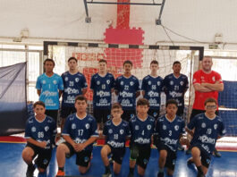 Time cadete masculino jogou pela Liga Paulista de Handebol
