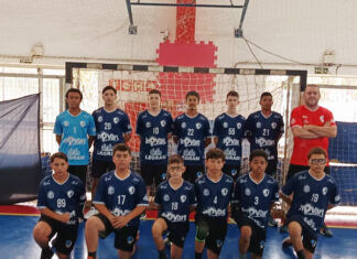 Time cadete masculino jogou pela Liga Paulista de Handebol