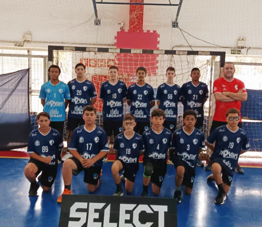 Time cadete masculino jogou pela Liga Paulista de Handebol