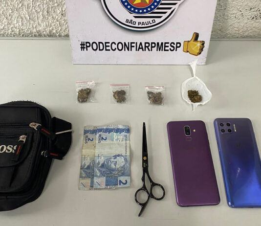 Adolescentes são apreendidos com drogas perto de escola