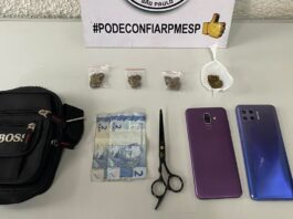 Adolescentes são detidos por tráfico próximo a escola
