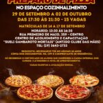 Inscrições para Curso gratuito de preparo de pizza termina quinta-feira