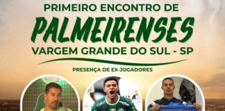 1º Encontro de Palmeirenses será neste sábado