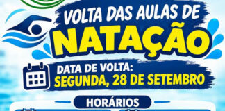 Aulas de natação retornam no Complexo Esportivo em Grama
