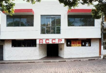A primeira piscina da Associação Casa-branquense de Cultura Physica e Esportes