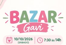 Bazar do GAVI acontecerá neste sábado, dia 10