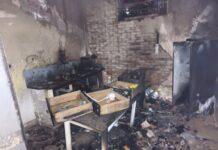 Equipe da GCM combateu incêndio no Jd. São José