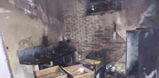 Equipe da GCM combateu incêndio no Jd. São José