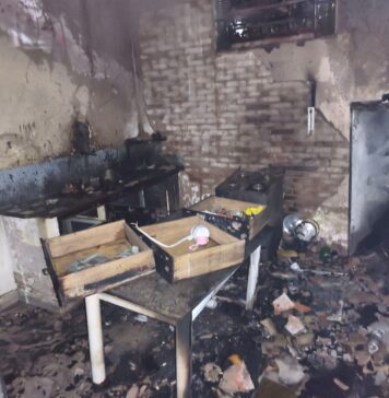 Equipe da GCM combateu incêndio no Jd. São José