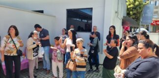 Ação sobre conscientização do câncer de mama