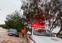Chuva forte deixa famílias desalojadas em Casa Branca
